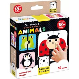 Banana Panda: Puzzle de călătorie – animale pe jumătate