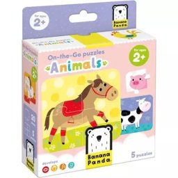 Banana Panda: Puzzle de călătorie - animale