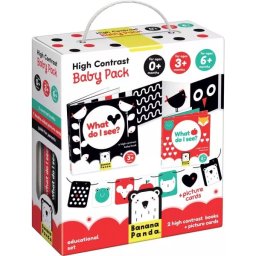 Banana Panda: Cărți de stimulare cu contrast în diverse forme