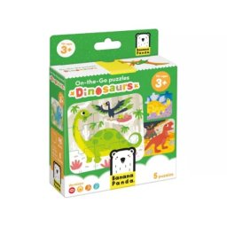 Banana panda: Puzzle de călătorie - dinozauri