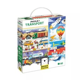 Banana Panda: Puzzle cu carduri de imagini, poster – livrare, 60 piese