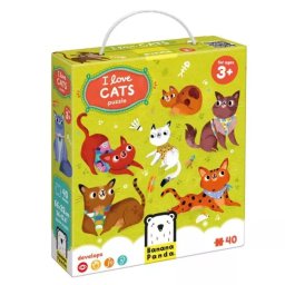 Banana Panda: Îmi plac la nebunie puzzle-urile cu pisici