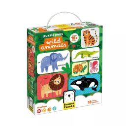 Banana Panda: Găsește cealaltă jumătate a puzzle-ului - animale sălbatice