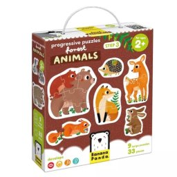 Banana Panda: Puzzle avansat – animale de pădure