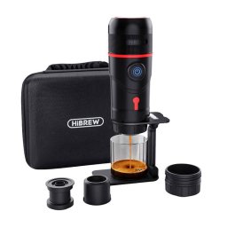 Espressor Espressor Portabil 3-in-1 H4 Premium, 1050W, 19 Bar, 0.35L, USB-C, 360g, Capsule+Macinat