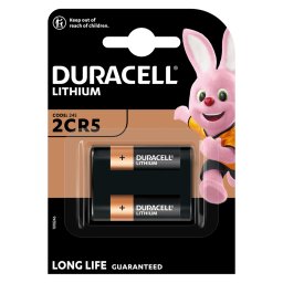 Baterie litiu 6V 1400mAh tip 2CR5 (DL245/DL345), Duracell, blister 1 buc.