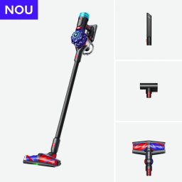 Aspirator vertical fără fir V10 Konical™ (Moulded Vinca/Negru)