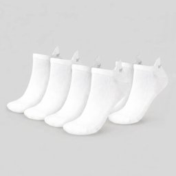 GymBeam Șosete Tab 3Pack White S