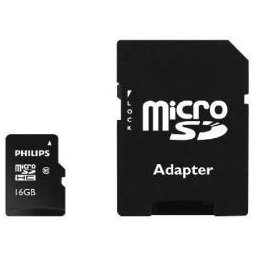 Card memorie Philips MicroSDHC Card 16GB Class 10 UHS-I U1 incl. Adapter