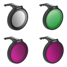 Four filters kit SUNNYLIFE for DJI Neo MCUV+CPL+ND32+ND64