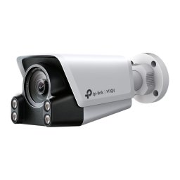 Camera IP Bullet TP-Link, 4MP ColorPro, lumina alba 30m, lentila fixa 4mm, PoE, microfon si difuzor, IP67, VIGI C340S(4MM)