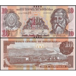 Honduras 2019 - 10 lempiras, necirculata