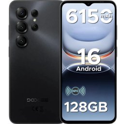 Telefon Doogee Note 56X Pro, 4G, Octa-Core, 6.56 HD+ 90Hz, 4GB RAM, 128GB, NFC, 6150mAh, Android 16, Black