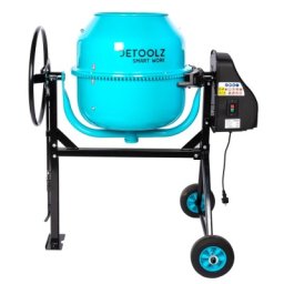 Betoniera Detoolz, capacitate 180 litri, putere 1000W, coroana fonta, cu roti. 5 ani garantie