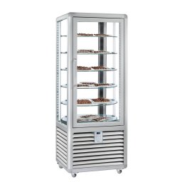 Vitrina frigorifica pentru gelaterie/inghetata ventilata 1 usa, 5 polite rotunde , 427 Litri