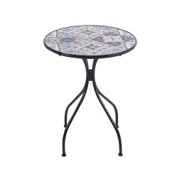 Produs Resigilat Masa bistro Re-Bloom Civita, fier/ceramica, 60x60x75 cm, 2 persoane, multicolor - Verificat A