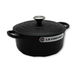 Tava Cuptor Le Creuset Signature 149947 | 20 cm, Rotunda, Neagra