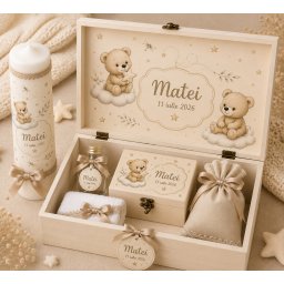 Set complet trusou Baby Bear Beige