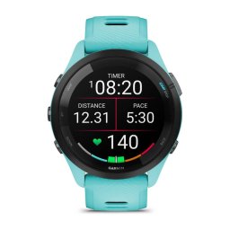 Smartwatch Garmin Forerunner 265 3.3Cm 1.3Inch AMOLED 46 mm Digital 416 x 416 Pixeli Touchscreen Negru-Albastru