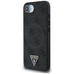 Husa Guess Apple iPhone 17e / 16e 4G Ring Triangle Logo Negru