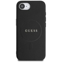 Husa Guess Apple iPhone 17e / 16e Grained Gold Ring Negru