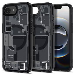 Husa Spigen Apple iPhone 17e / 16e Ultra Hybrid Zero One Negru