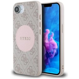 Husa Guess Apple iPhone 17e / 16e 4G Circle Classic Logo Roz