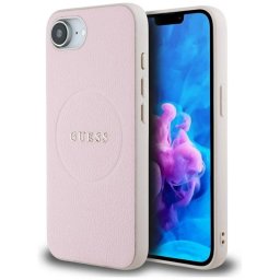 Husa Guess Apple iPhone 17e / 16e Grained Gold Ring Roz