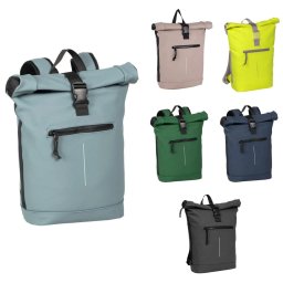 Rucsac New Rebels Mart-New York Rolltop, compartiment laptop 15,6", 43x30x12 cm