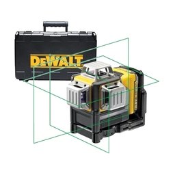DeWalt - DCE089D1G - Nivela laser cu linii, 30 m, +/-0.3 mm/m, 3 linii laser, fascicul verde, proiectie 360 grade, valiza plastic