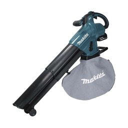 Makita - DUB187T001 - Suflanta de gradina cu 1 acumulator si incarcator, Li-Ion, 18 V, 5 Ah, 252 m3/h, motor fara perii, functie aspirare