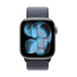 AW BAND 42MM SOLO LOOP ANCHOR BLUE