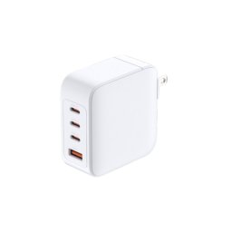 Incarcator de retea GaN 3x USB-C + USB-A 100W Alb