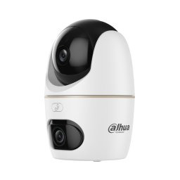 Camera de supraveghere WiFi de interior Dahua Hero Dual DH-H5D-5F, Pan/Tilt 360°, 5+5MP, WiFi 6, Vedere nocturna, Iluminare Duala inteligenta, Detectie AI persoane/animale, Detectie Dual Channel, Urmarire inteligenta, Apel proactiv, Comunicare bidirection