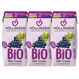 Nectar bio de struguri rosii 600ml Hollinger