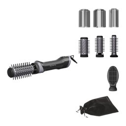 Rowenta - Perie rotativă cu aer cald BRUSH ACTIV 1000W/230V negru