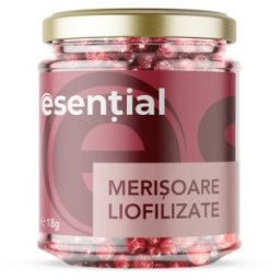 Merisoare Liofilizate Intregi Esential'aroms, 18 g