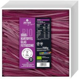 Fettuccine din Cartofi Dulci Mov, Just Taste, Bio, 2500 g