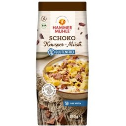 Muesli Crocant cu Ciocolata Hammer Muhle, Bio, 250 g