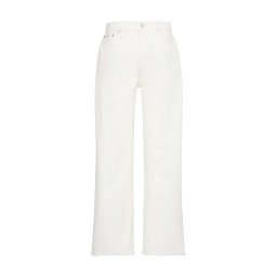 CALVIN KLEIN Jeans The Wide Leg Raw Hem LV047F733G ASN-LG chalk white