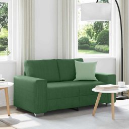 Canapea extensibila verde închis 160x77x82 cm, material catifea reiata GartenMobel Dekor