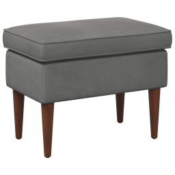 Taburet Gri închis 55 x 35 x 41 cm Catifea GartenMobel Dekor