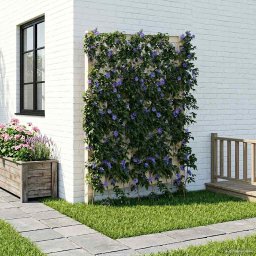 Gratar cu tarus Alb 99 x 6 x 165 cm PP GartenMobel Dekor