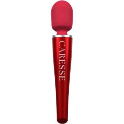 Caresse Pro Bagheta Vibratoare pentru Masaj Rosie Lux Performanta si Desing Vibratii Puternice Profunde