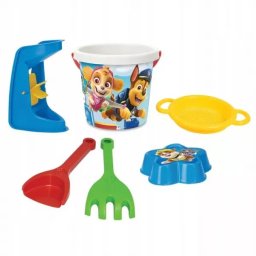 Paw Patrol: Set pentru nisip cu găleată uriașă, 6 piese