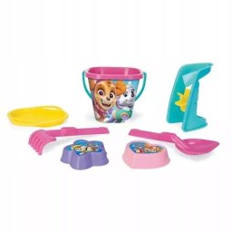 Paw Patrol: Set pentru nisip, 7 piese - roz