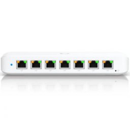 Switch UBIQUITI USW-Ultra, 8 porturi (7 PoE out, 1 PoE in), White