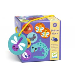Djeco Memo animale mici Djeco - Joc Educativ si interactiv pentru copii