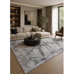 Covor Itea 42017-162, Marime 78 x 250 cm, Gri , Inaltime Fir 10 mm, Antialergic, Polipropilena, Living, Dormitor