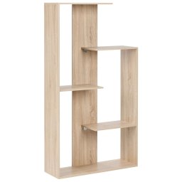 Produs Resigilat Biblioteca cu 3 niveluri Re-Bloom Kahntah, PAL, 60x29x163 cm, 3 rafturi, natur - Verificat A
